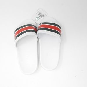 Gucci Shoes - Slides Green Red White Sandals Gucci Shoes - Slides Green Red White Sandals